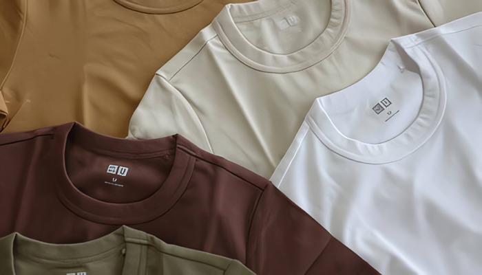 Ilustrasi Kaos Warna Netral (Photo by: Uniqlo)
